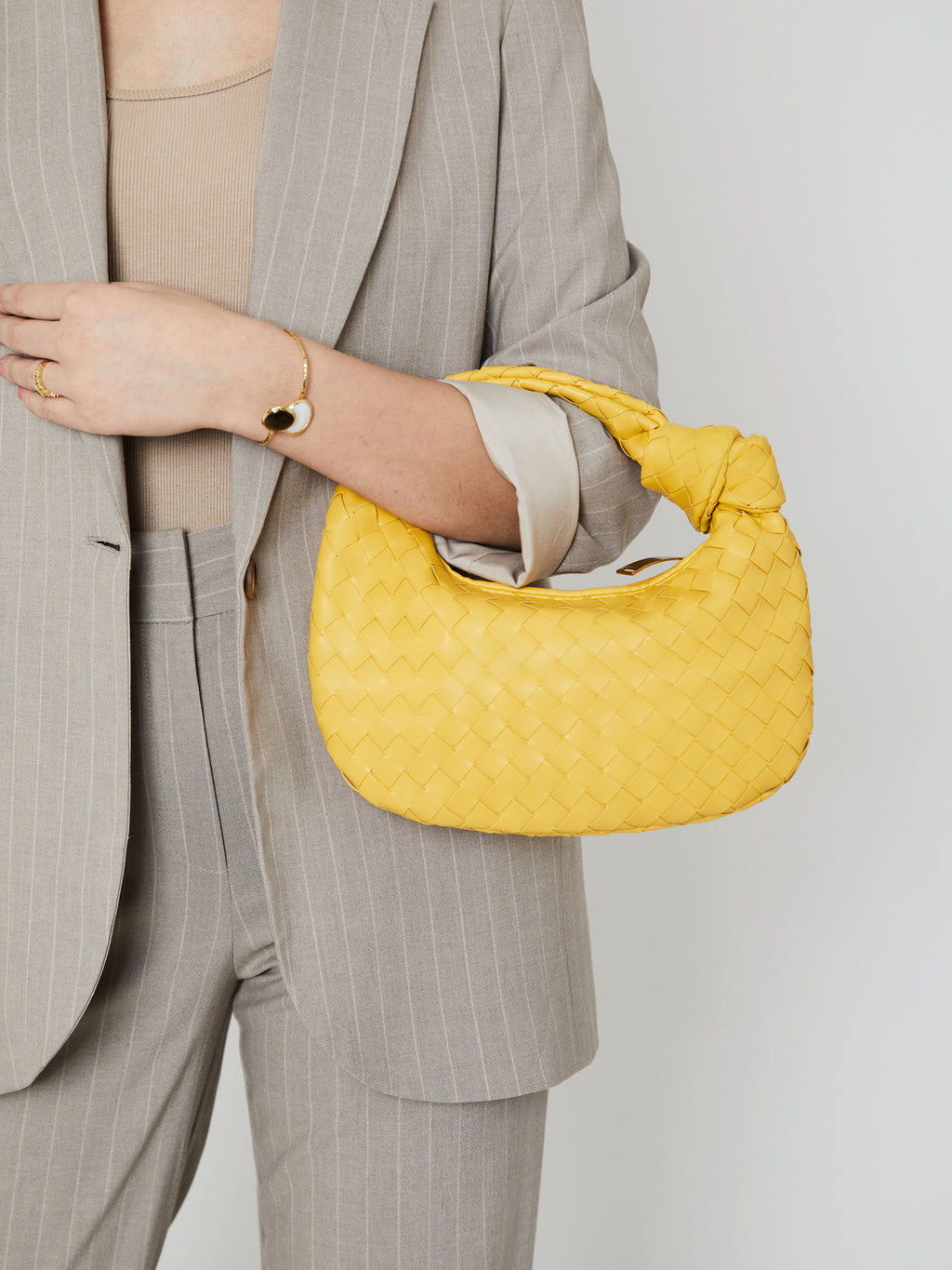 Stylish small yellow purse for women 