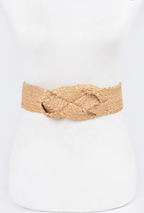 Casual beach belt with braided design