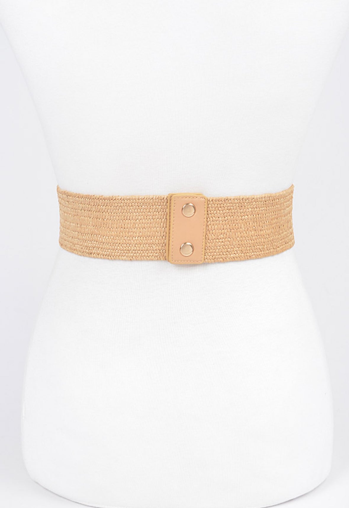 Versatile straw belt for sundresses