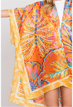 Load image into Gallery viewer, Summer floral kimono robe for vacation
