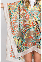 Load image into Gallery viewer, Floral print vacation cardigan
