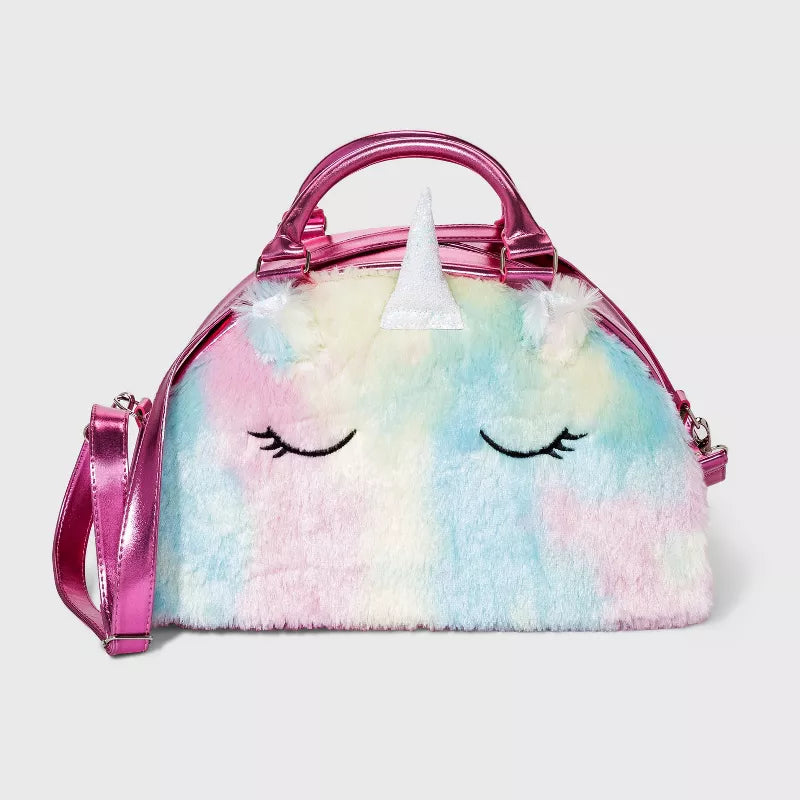 Pink unicorn duffel bag 