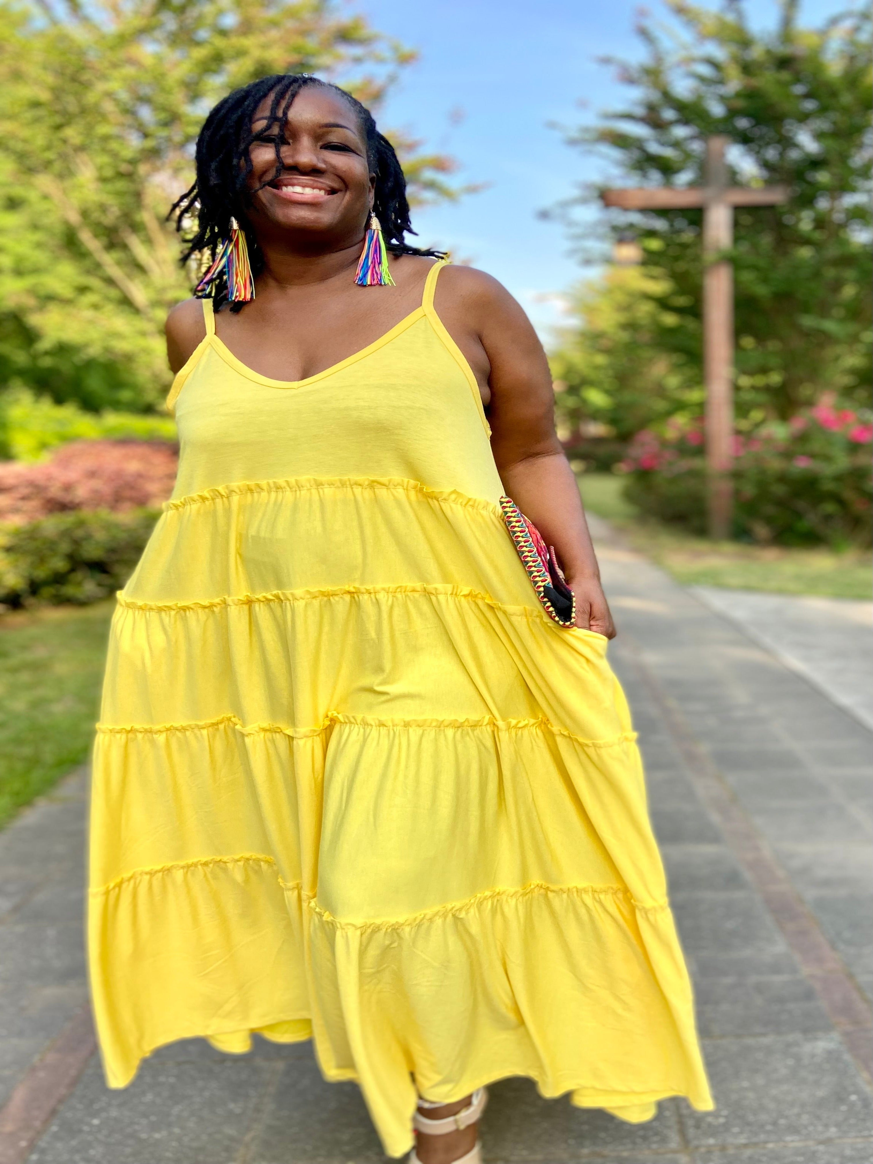 Summer Wind: Yellow Cocktail Dress for a Summer Wedding