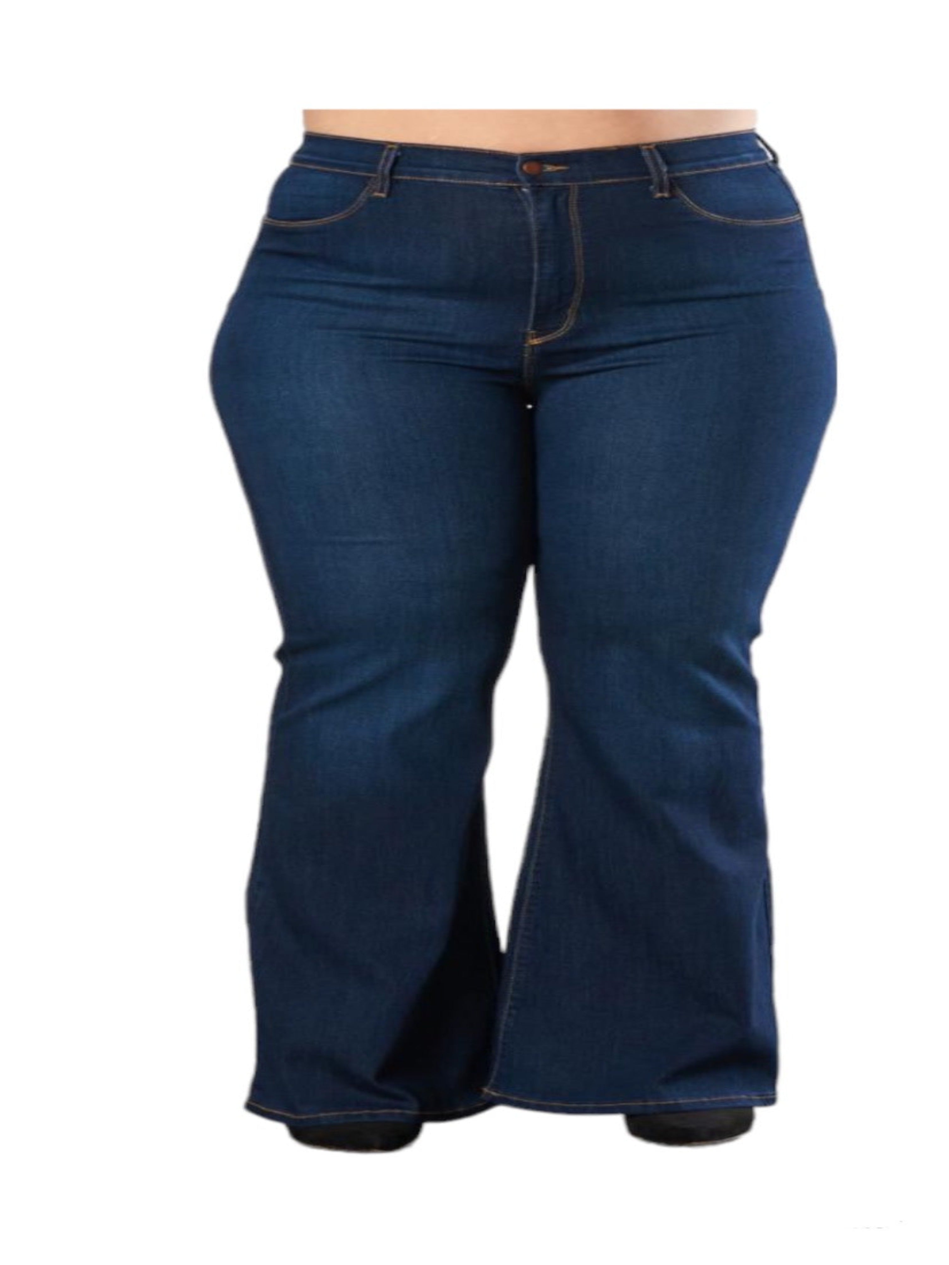 Flattering Flare Jeans For Plus Size Ladies