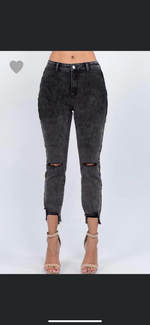 Load image into Gallery viewer, Peek-a-boo Jeans - Iconic Style Shop

