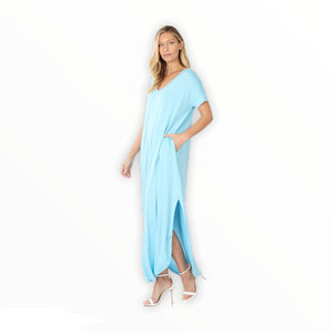 blue maxi dress - Iconic Style Shop