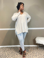 Load image into Gallery viewer, Plus size oversize sweater to wear with leggings

